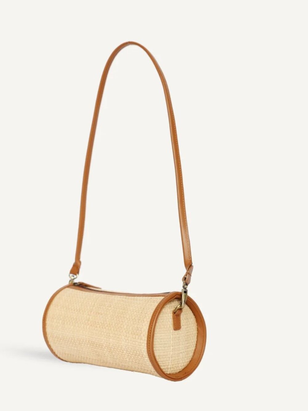 Bembien Lilou Raffia Copper Leather Bag